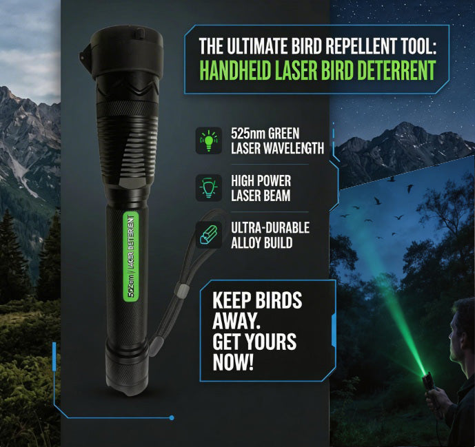 SL-120 - Bird & Rodent Laser Deterrent - 1W - Handheld Laser with Travel Case