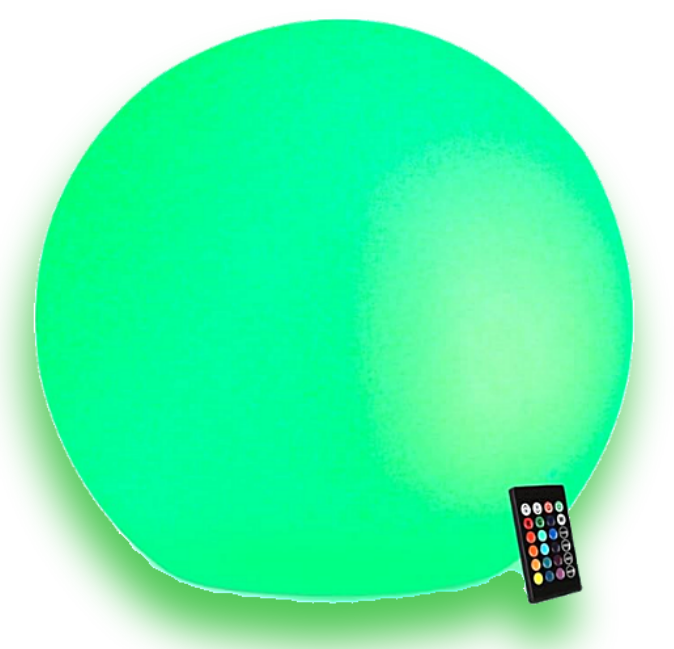 Spectrum Spheres - RGBW LED BALL/ORB - Outdoor and Indoor Light - Rechargeable Waterproof IP68 rated for Pool, Landscape, Weddings and Events