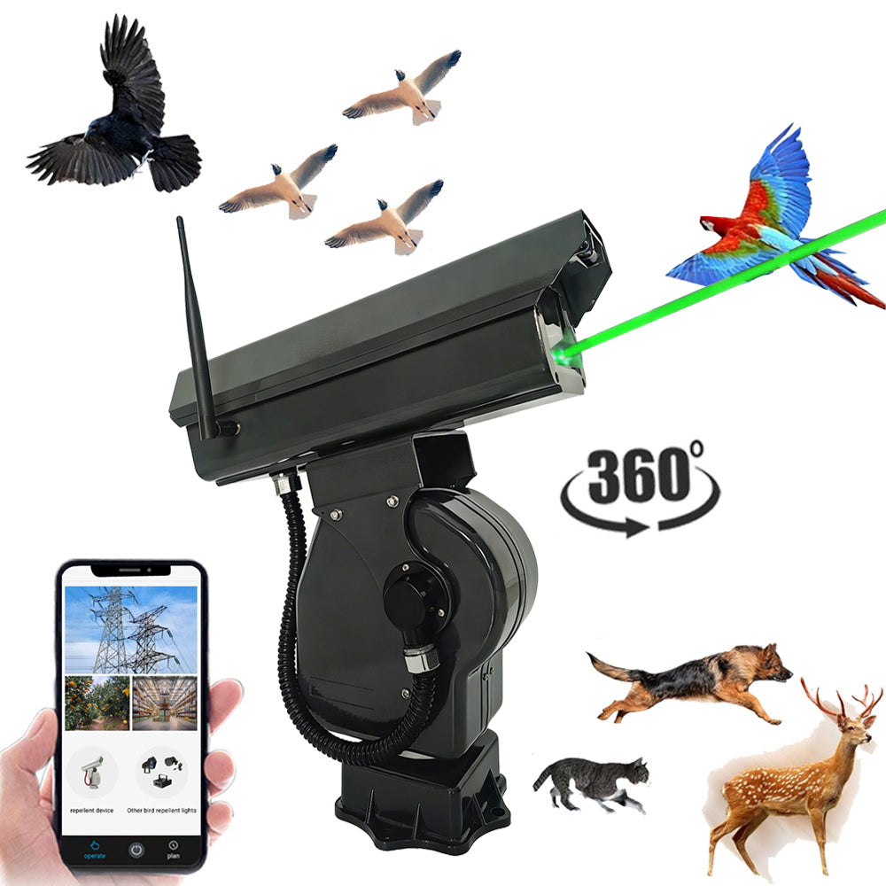 SL-121H - Bird & Rodent Laser Deterrent System - Smart Phone Control - 2W - High Precision