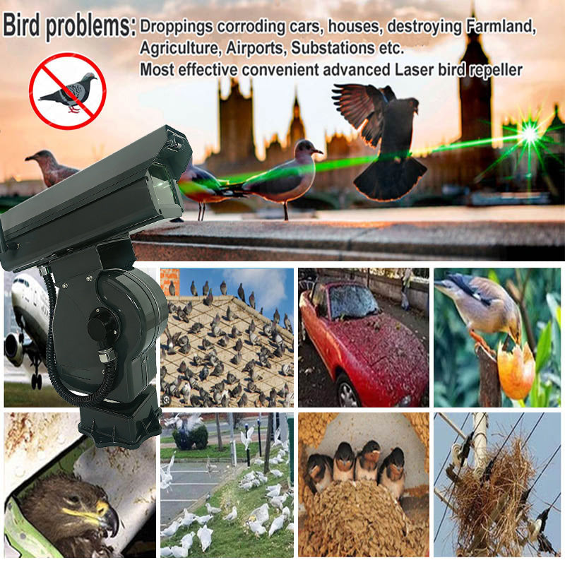 SL-121H - Bird & Rodent Laser Deterrent System - Smart Phone Control - 2W - High Precision