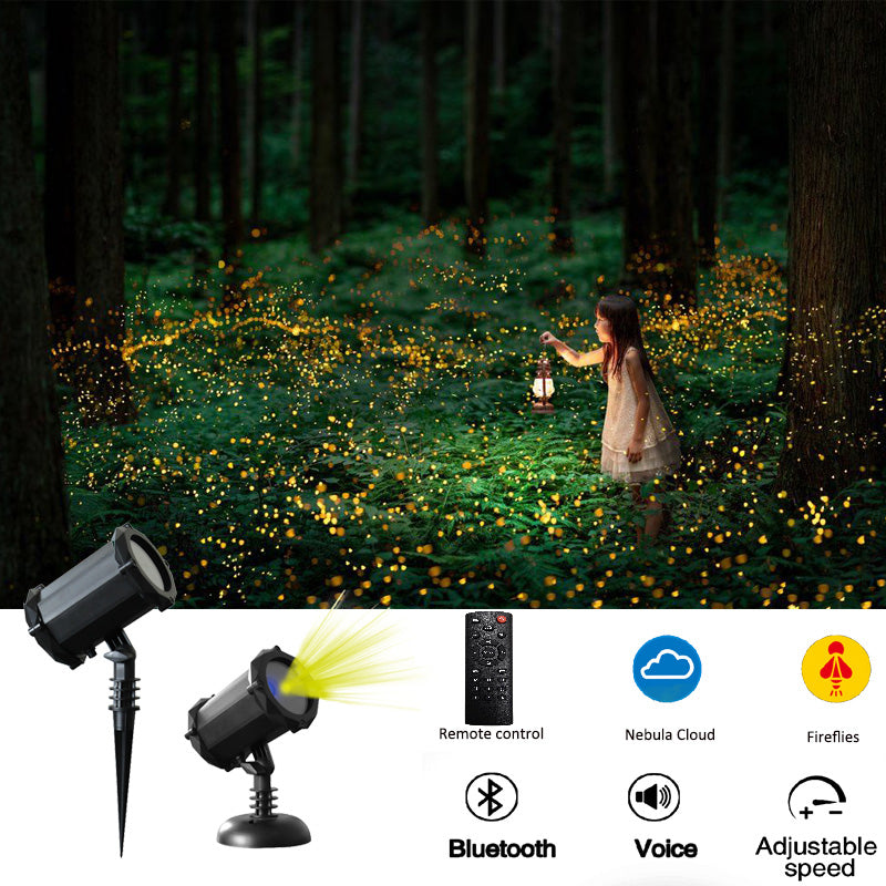SL-56 Summer Firefly Laser Light / RGB Cosmic Clouds LED / Bluetooth Speaker