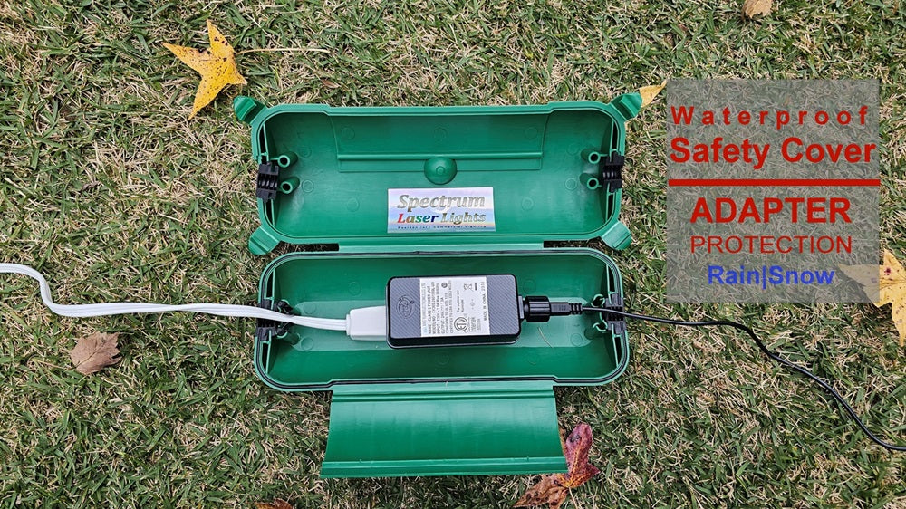 Outdoor Safety Cover - Power Adapter - Extension Cord Safety Cover - IP44 Waterproof Seal, Weatherproof Electrical Enclosure Box