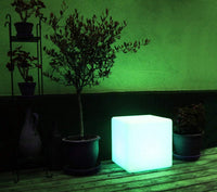 Spectrum Cubes - RGBW LED CUBE - Outdoor and Indoor Light - Rechargeable Waterproof IP68 rated for Pool, Landscape, Weddings and Events