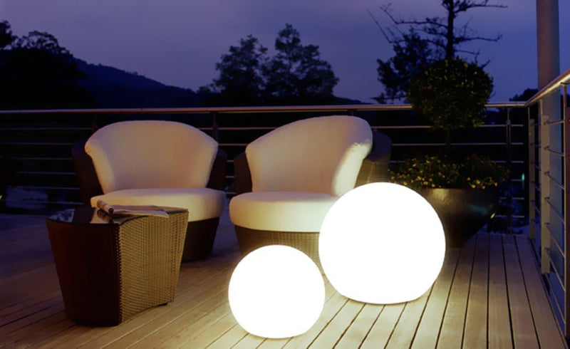 Spectrum Spheres - RGBW LED ORB - Outdoor and Indoor Light - Rechargeable Waterproof IP68 rated for Pool, Landscape, Weddings and Events