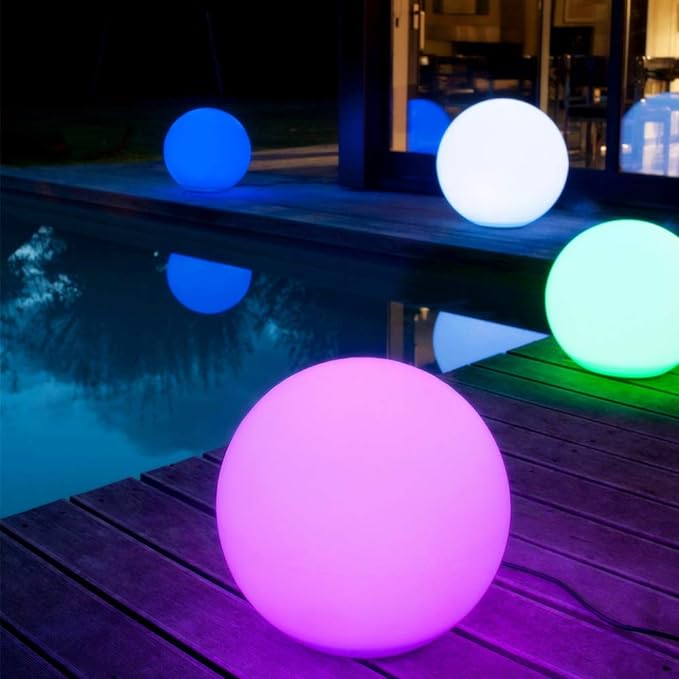 Spectrum Spheres - RGBW LED BALL/ORB - Outdoor and Indoor Light - Rech –  Spectrum Laser Lights