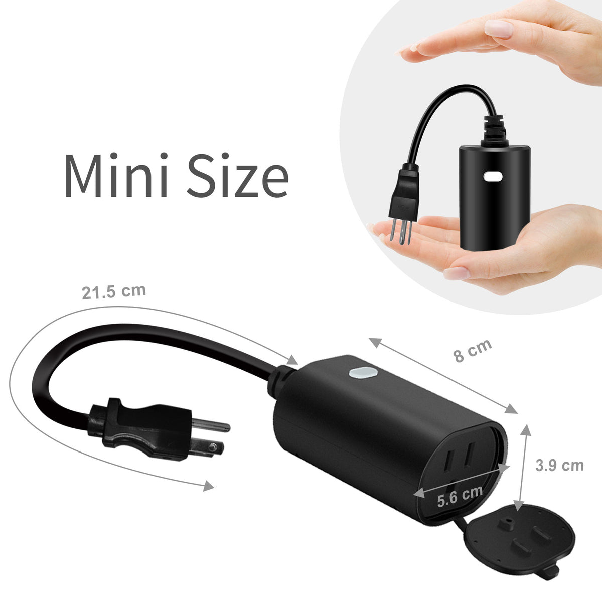 WiFi Outdoor Smart Plug - Minoston MP22W – Spectrum Laser Lights