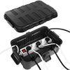 Large Outdoor Safety Enclosure Cover - Power Adapter - Extension Cord Safety Cover - IP44 Waterproof Seal, Weatherproof Electrical Enclosure Large Box