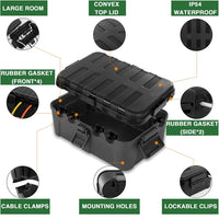 Large Outdoor Safety Enclosure Cover - Power Adapter - Extension Cord Safety Cover - IP44 Waterproof Seal, Weatherproof Electrical Enclosure Large Box