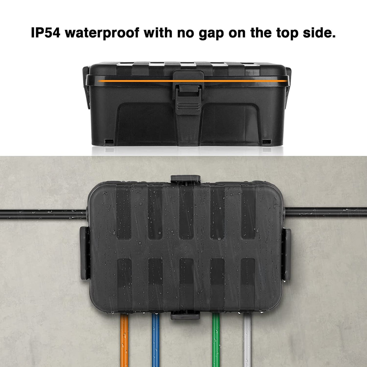 Large Outdoor Safety Enclosure Cover - Power Adapter - Extension Cord ...