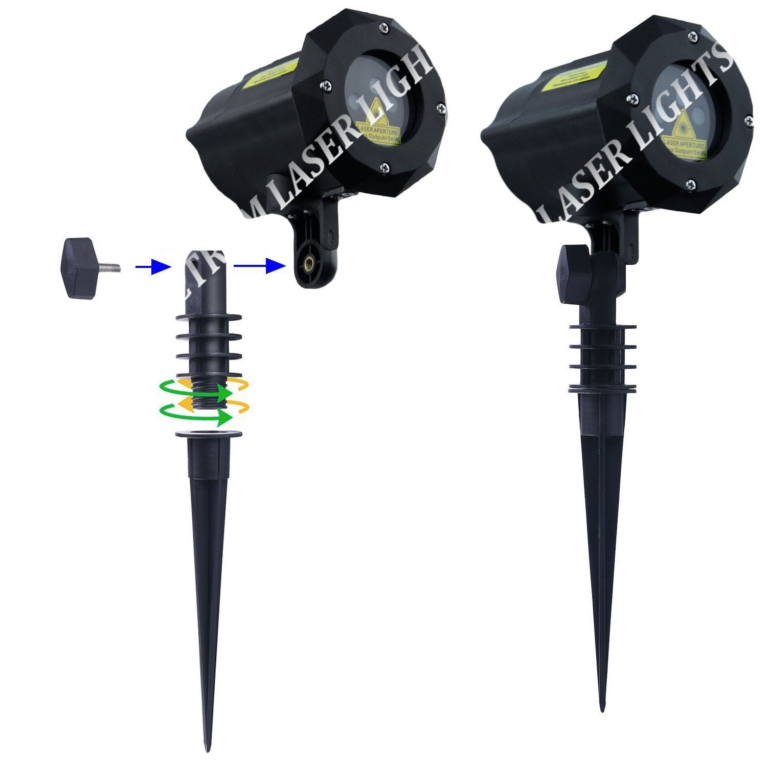 SL-33 - RGB Moving Firefly Laser Christmas Light Projector | 2nd