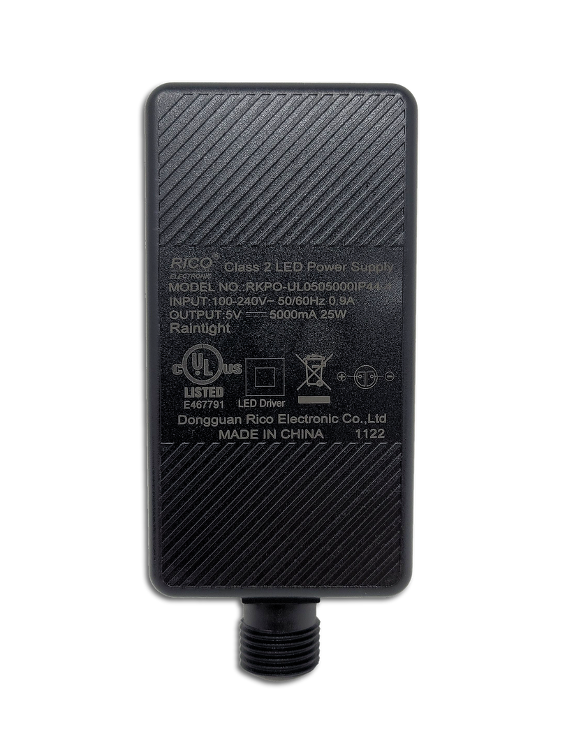 Bp Rico Model R14618 Dongguan RICO Electronic - Power Supply 5v 5000mA RKPO-UUL0505000IP44 ...