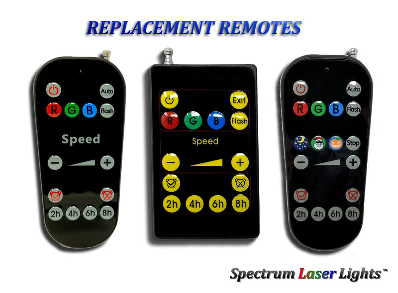 X-RF Laser Light Replacement Remote - Spectrum Laser Lights