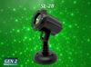 SL-28 Moving GREEN Firefly Laser Christmas Light - Spectrum Laser Lights