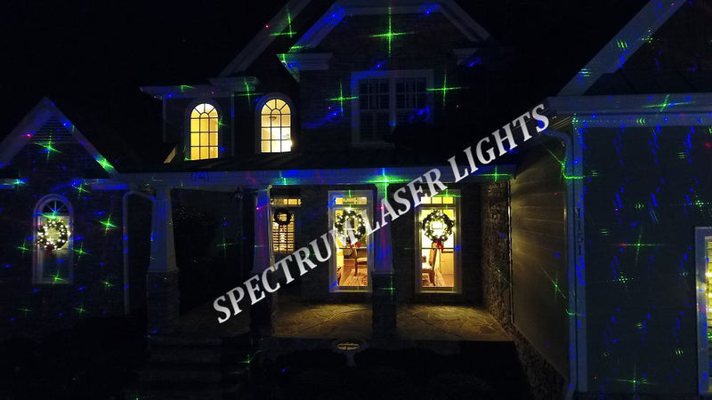 SL-37 - RGB Moving 18 Pattern Laser Christmas Light -2nd GEN - Spectrum Laser Lights