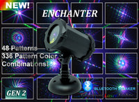 SL-41 - 3D The Enchanter 48 Pattern Laser Christmas Light with Bluetooth Speaker - 2nd GEN - Spectrum Laser Lights