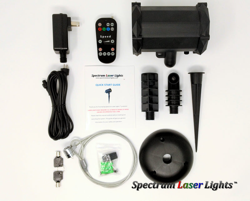 SL-43 Blue Galaxy | Green Laser Christmas Light with Bluetooth Speaker - 2nd GEN v2 - Spectrum Laser Lights