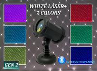 SL-47 White Laser Light - Full 7 Color Spectrum with Bluetooth Speaker - 2nd GEN v2 - Spectrum Laser Lights