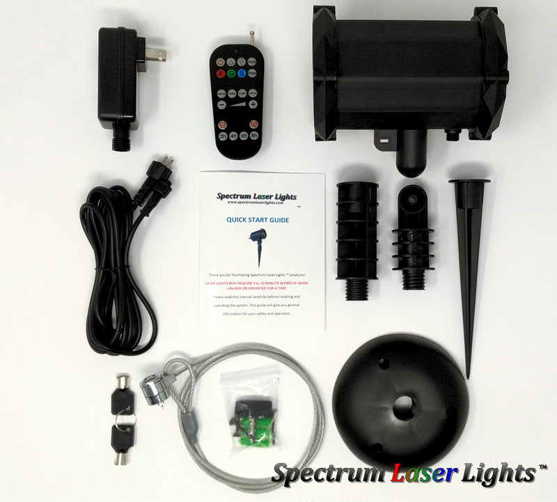 SL-47 White Laser Light - Full 7 Color Spectrum with Bluetooth Speaker - 2nd GEN v2 - Spectrum Laser Lights