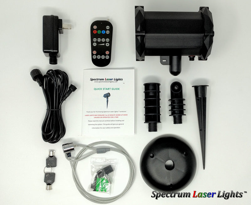 SL-55 Summer Firefly Yellow Laser Light / Blue LED with Bluetooth Speaker - Spectrum Laser Lights