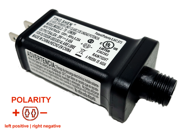 Replacement Power Adapter TING SHEN TS-13W29V A +|- – Spectrum