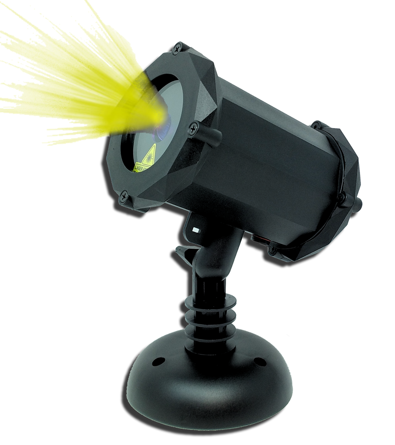 SL-55 Summer Firefly Yellow Laser Light / Blue LED with Bluetooth Speaker - Spectrum Laser Lights